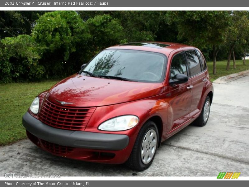 Inferno Red Pearlcoat / Taupe 2002 Chrysler PT Cruiser