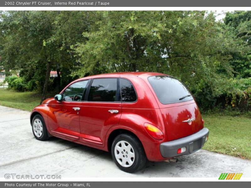 Inferno Red Pearlcoat / Taupe 2002 Chrysler PT Cruiser