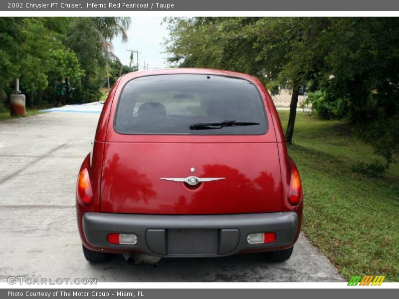 Inferno Red Pearlcoat / Taupe 2002 Chrysler PT Cruiser