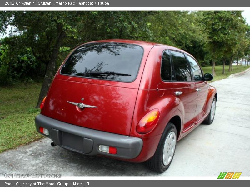 Inferno Red Pearlcoat / Taupe 2002 Chrysler PT Cruiser