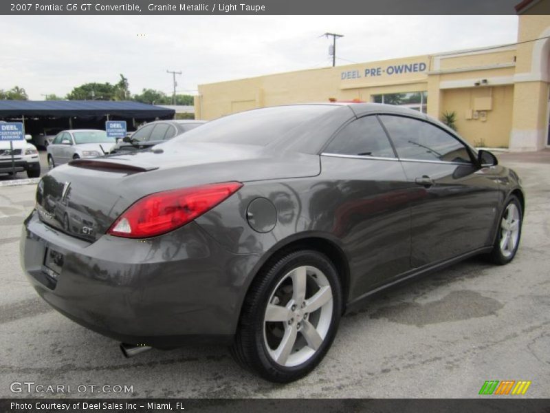 Granite Metallic / Light Taupe 2007 Pontiac G6 GT Convertible