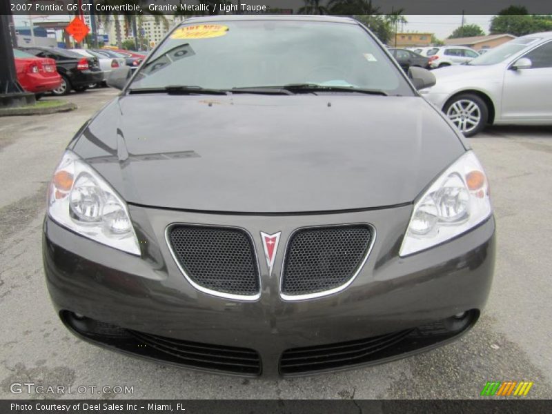 Granite Metallic / Light Taupe 2007 Pontiac G6 GT Convertible