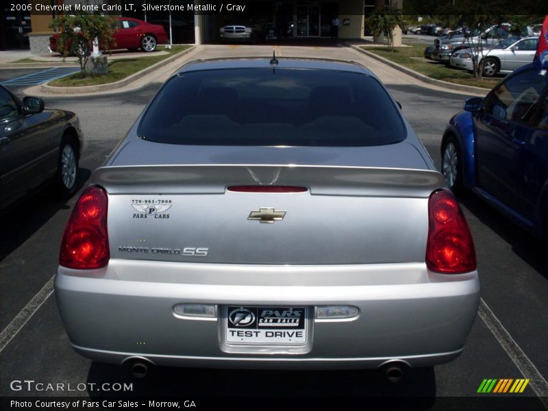 Silverstone Metallic / Gray 2006 Chevrolet Monte Carlo LT