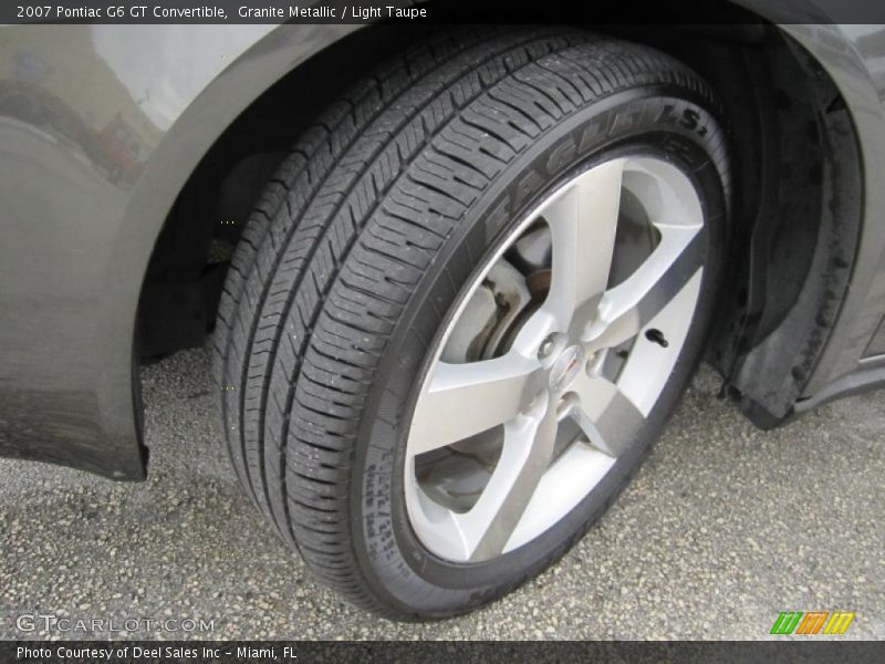 Granite Metallic / Light Taupe 2007 Pontiac G6 GT Convertible