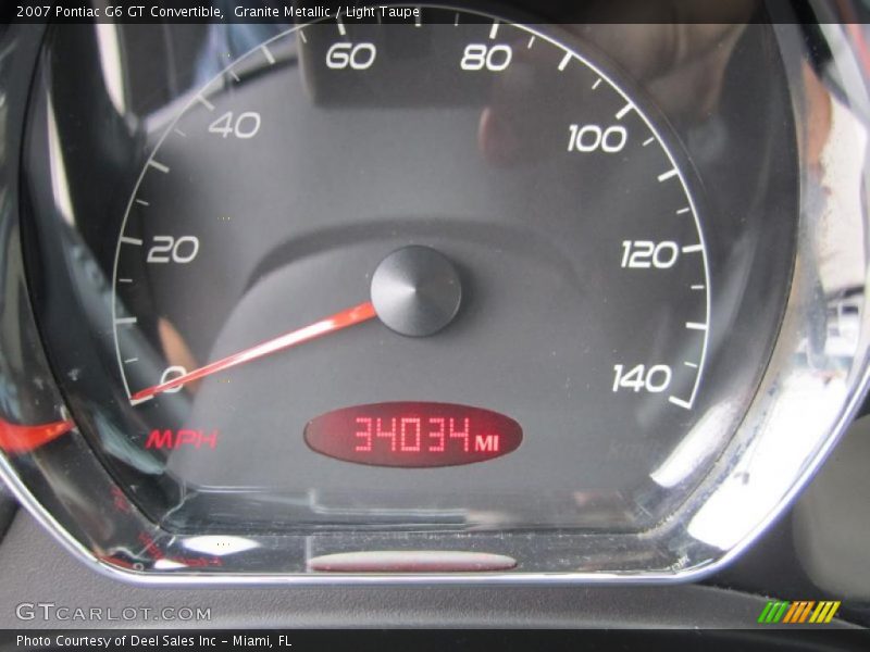 Granite Metallic / Light Taupe 2007 Pontiac G6 GT Convertible