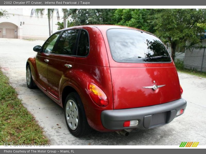 Inferno Red Pearlcoat / Taupe 2002 Chrysler PT Cruiser