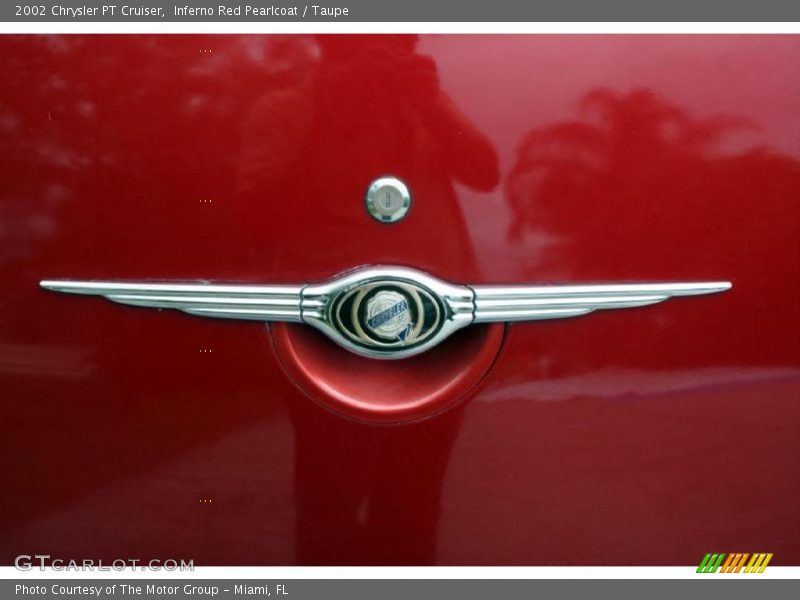 Inferno Red Pearlcoat / Taupe 2002 Chrysler PT Cruiser