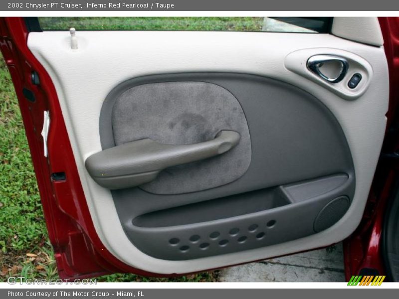 Inferno Red Pearlcoat / Taupe 2002 Chrysler PT Cruiser