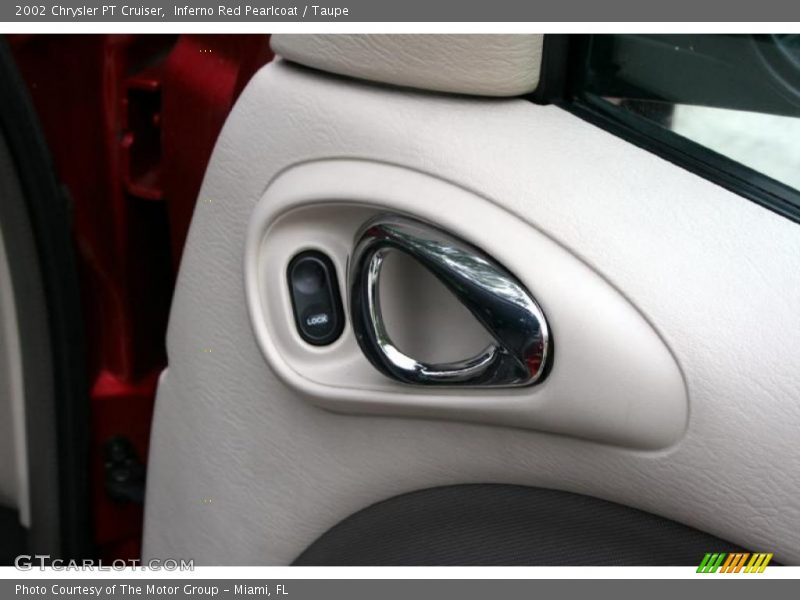 Inferno Red Pearlcoat / Taupe 2002 Chrysler PT Cruiser