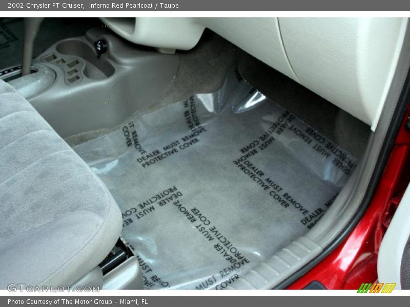 Inferno Red Pearlcoat / Taupe 2002 Chrysler PT Cruiser