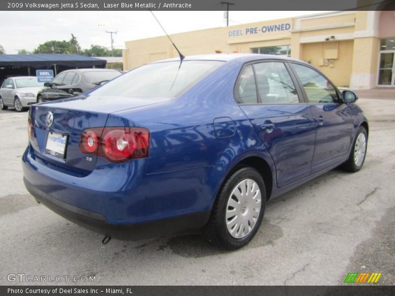 Laser Blue Metallic / Anthracite 2009 Volkswagen Jetta S Sedan