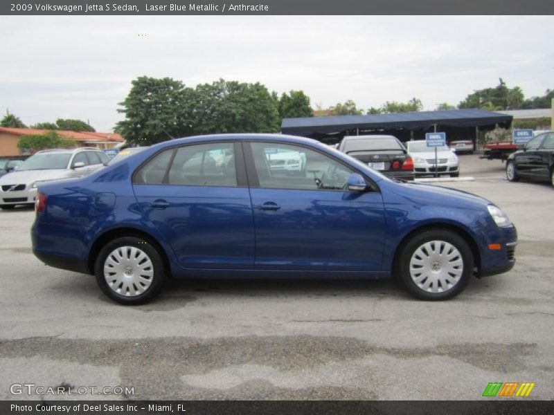 Laser Blue Metallic / Anthracite 2009 Volkswagen Jetta S Sedan