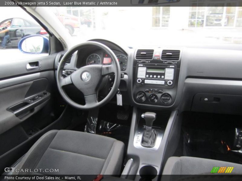 Laser Blue Metallic / Anthracite 2009 Volkswagen Jetta S Sedan