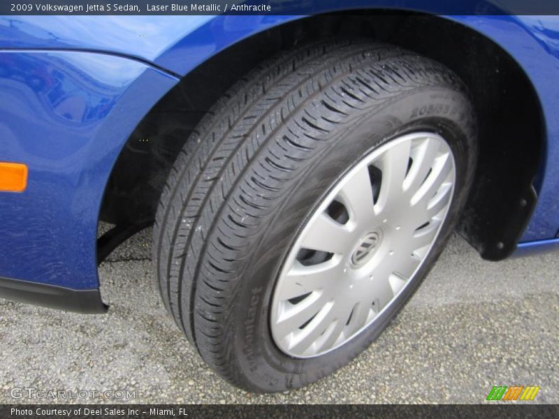 Laser Blue Metallic / Anthracite 2009 Volkswagen Jetta S Sedan