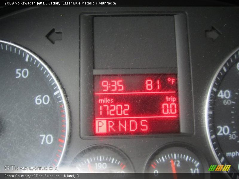 Laser Blue Metallic / Anthracite 2009 Volkswagen Jetta S Sedan