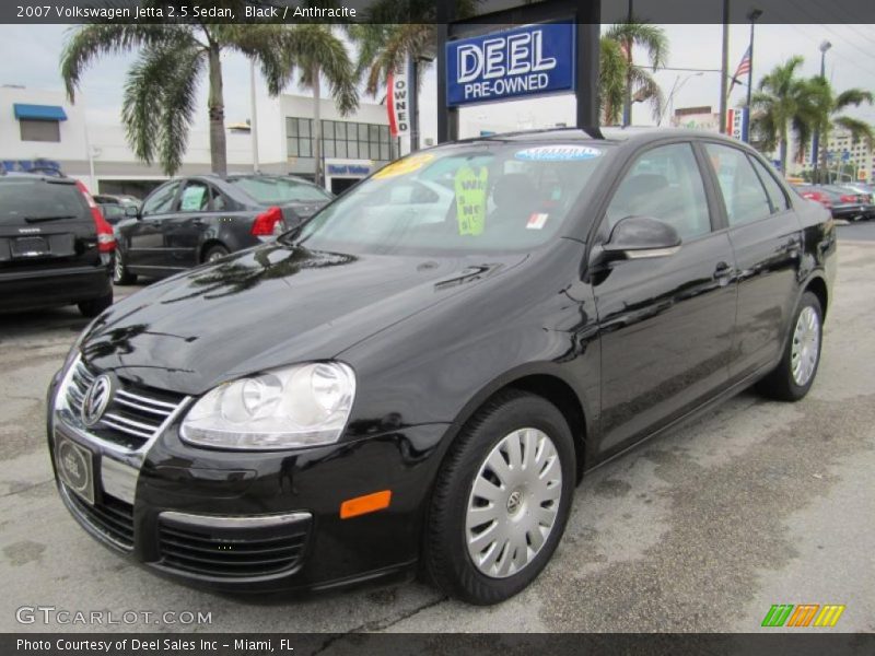 Black / Anthracite 2007 Volkswagen Jetta 2.5 Sedan