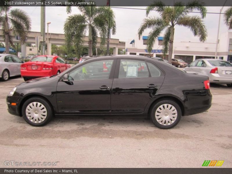 Black / Anthracite 2007 Volkswagen Jetta 2.5 Sedan