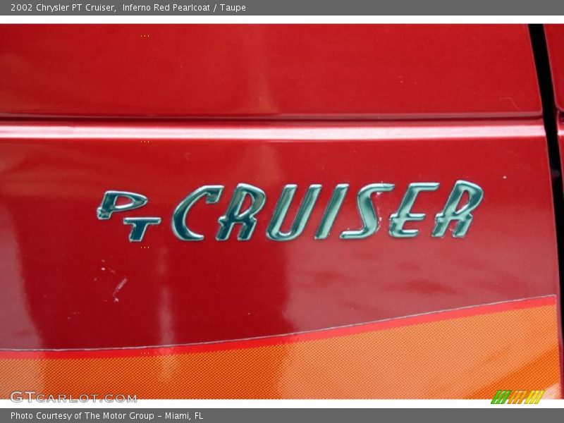 Inferno Red Pearlcoat / Taupe 2002 Chrysler PT Cruiser