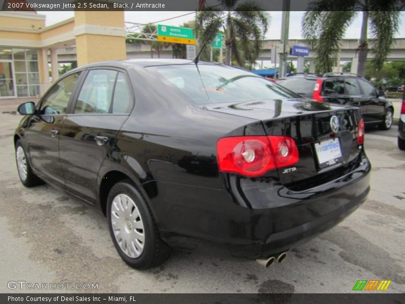 Black / Anthracite 2007 Volkswagen Jetta 2.5 Sedan