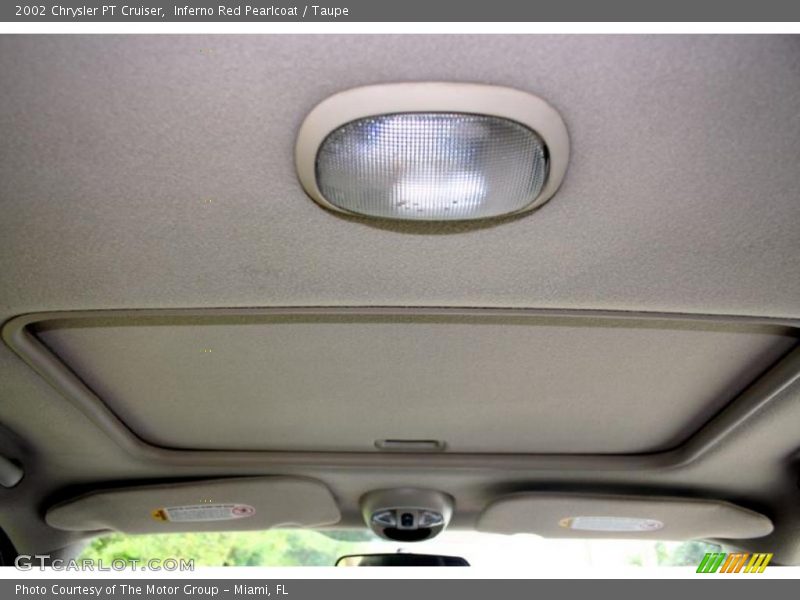 Inferno Red Pearlcoat / Taupe 2002 Chrysler PT Cruiser
