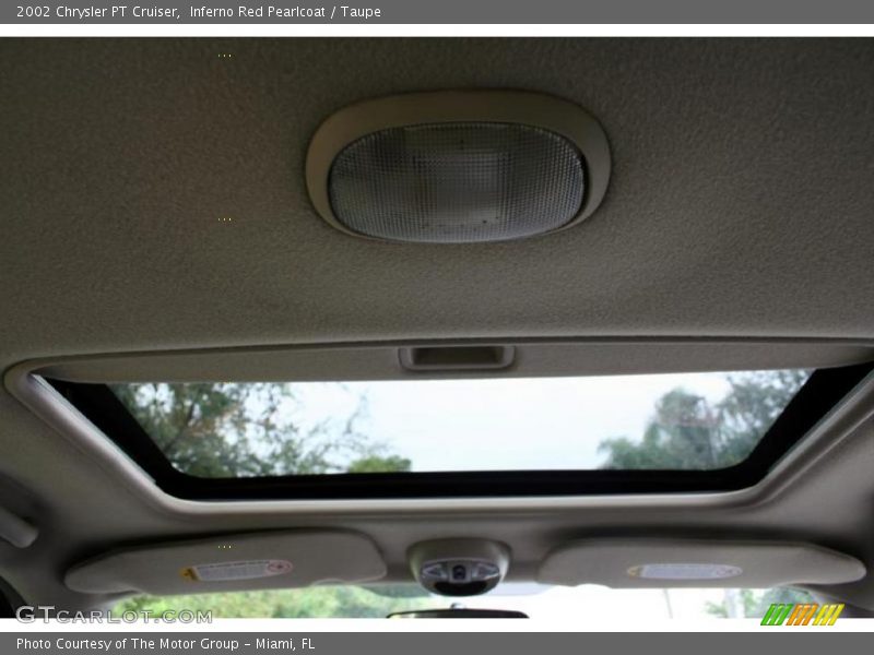 Inferno Red Pearlcoat / Taupe 2002 Chrysler PT Cruiser