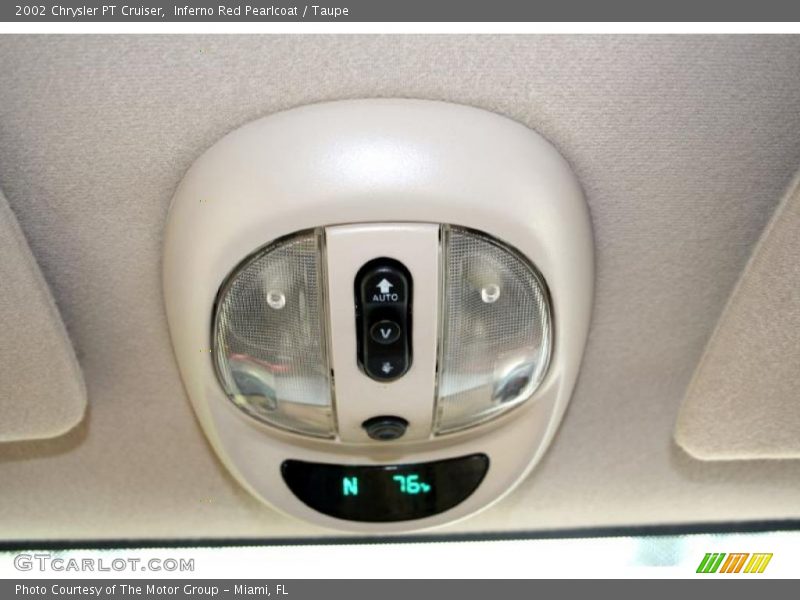 Inferno Red Pearlcoat / Taupe 2002 Chrysler PT Cruiser