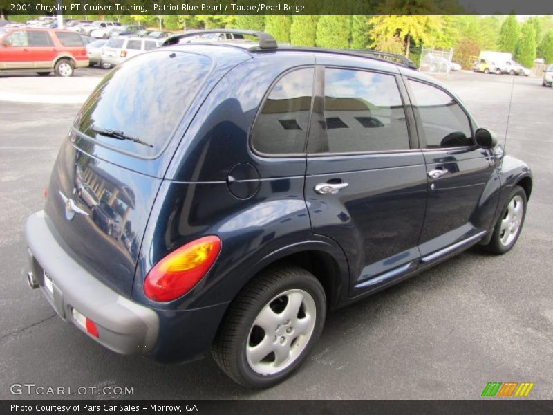 Patriot Blue Pearl / Taupe/Pearl Beige 2001 Chrysler PT Cruiser Touring