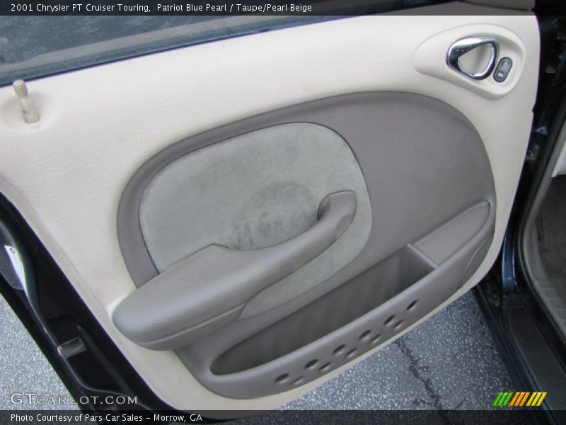 Patriot Blue Pearl / Taupe/Pearl Beige 2001 Chrysler PT Cruiser Touring