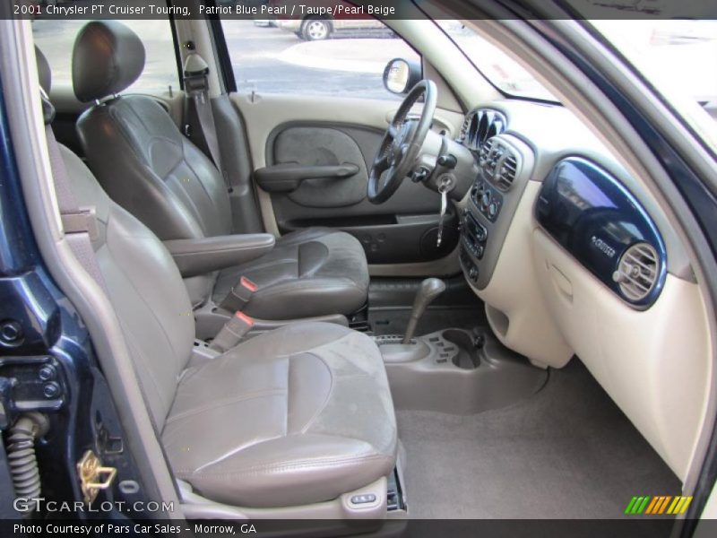 Patriot Blue Pearl / Taupe/Pearl Beige 2001 Chrysler PT Cruiser Touring