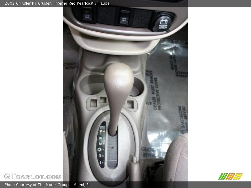 Inferno Red Pearlcoat / Taupe 2002 Chrysler PT Cruiser