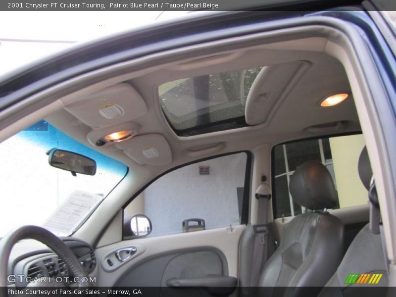 Patriot Blue Pearl / Taupe/Pearl Beige 2001 Chrysler PT Cruiser Touring
