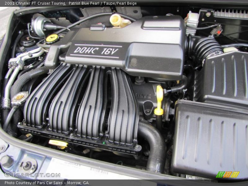 Patriot Blue Pearl / Taupe/Pearl Beige 2001 Chrysler PT Cruiser Touring