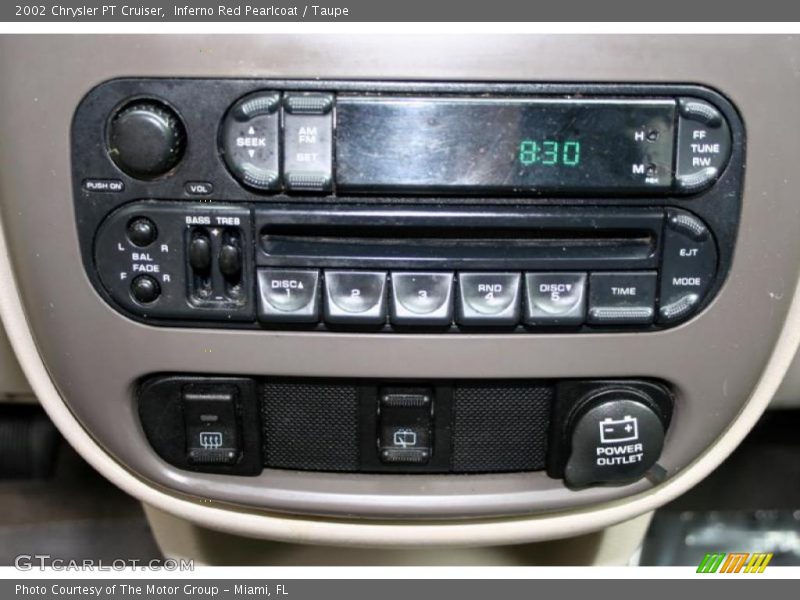 Controls of 2002 PT Cruiser 