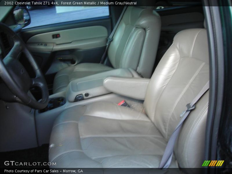 Forest Green Metallic / Medium Gray/Neutral 2002 Chevrolet Tahoe Z71 4x4