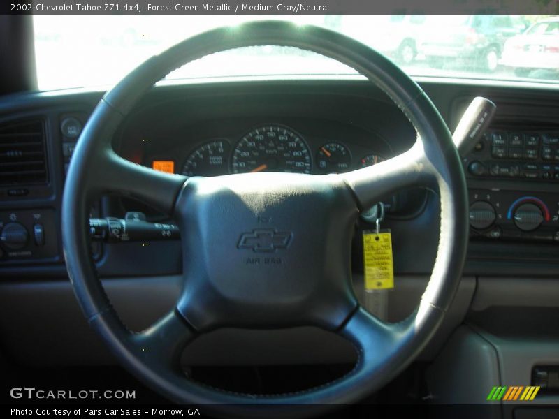 Forest Green Metallic / Medium Gray/Neutral 2002 Chevrolet Tahoe Z71 4x4