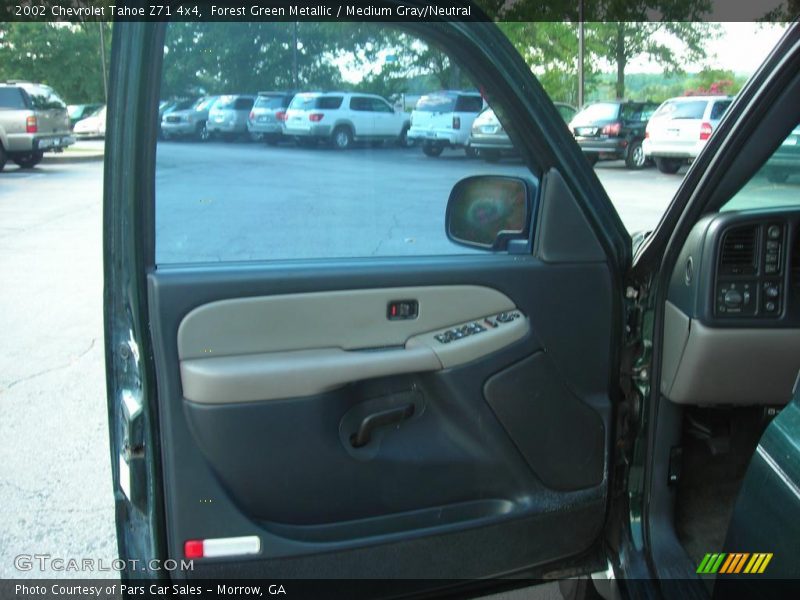 Forest Green Metallic / Medium Gray/Neutral 2002 Chevrolet Tahoe Z71 4x4