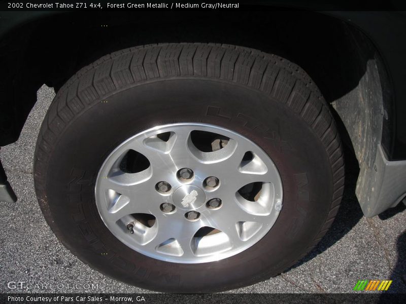 Forest Green Metallic / Medium Gray/Neutral 2002 Chevrolet Tahoe Z71 4x4