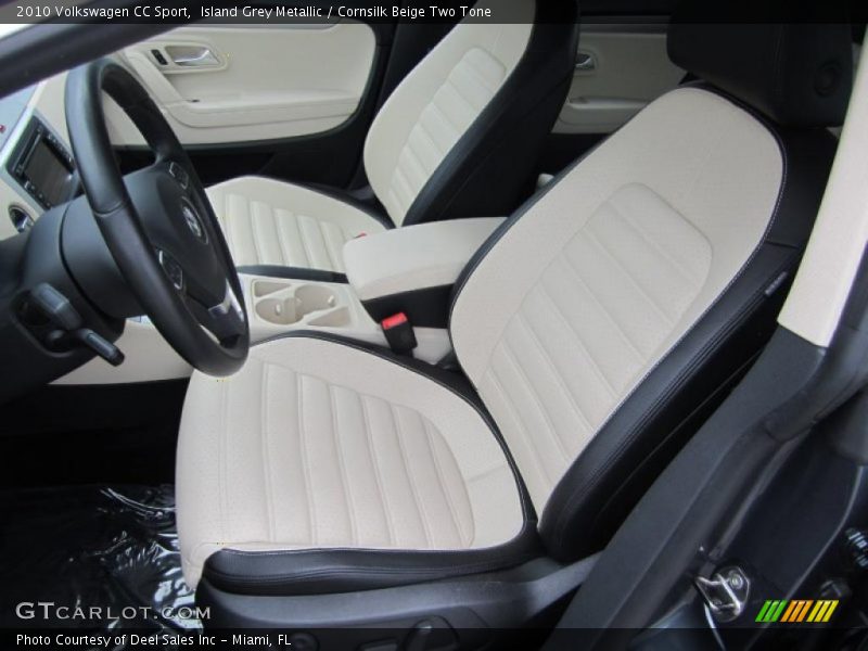 Island Grey Metallic / Cornsilk Beige Two Tone 2010 Volkswagen CC Sport