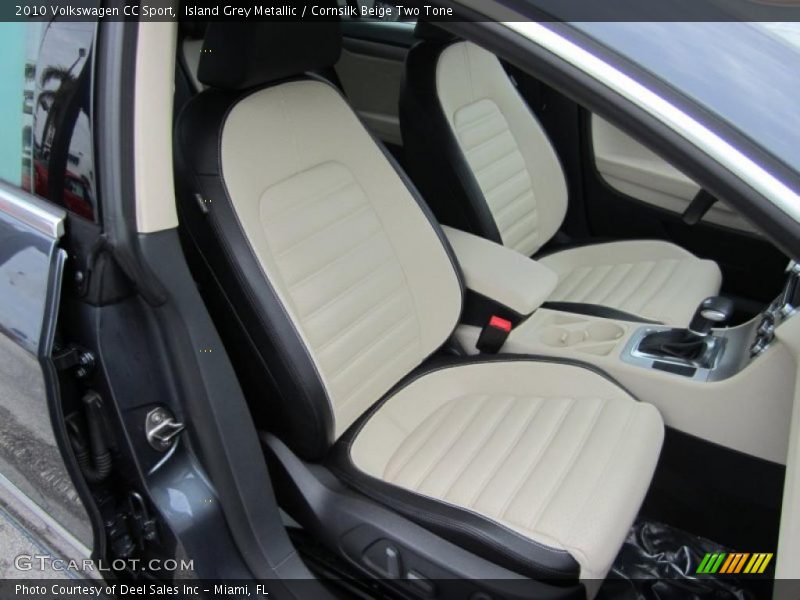 Island Grey Metallic / Cornsilk Beige Two Tone 2010 Volkswagen CC Sport