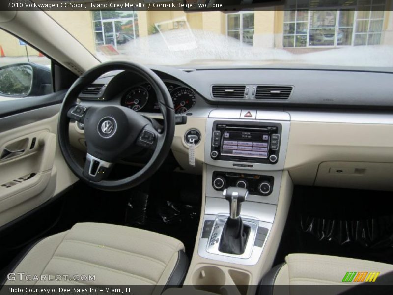Island Grey Metallic / Cornsilk Beige Two Tone 2010 Volkswagen CC Sport