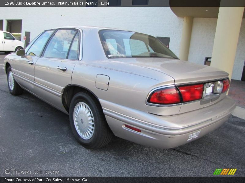 Platinum Beige Pearl / Taupe 1998 Buick LeSabre Limited