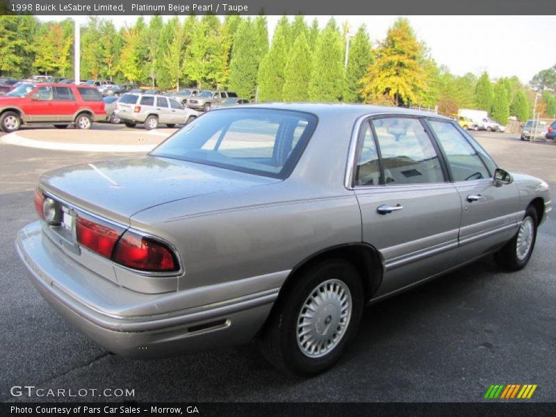 Platinum Beige Pearl / Taupe 1998 Buick LeSabre Limited