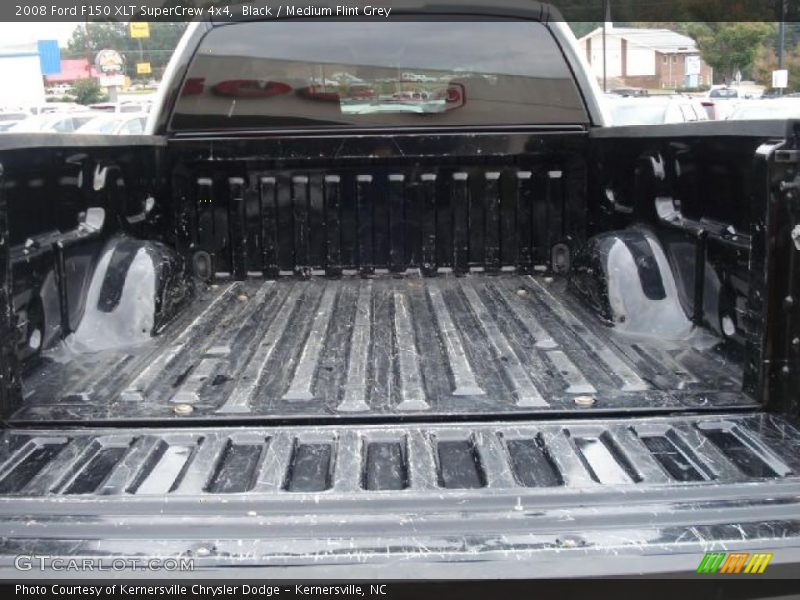 Black / Medium Flint Grey 2008 Ford F150 XLT SuperCrew 4x4