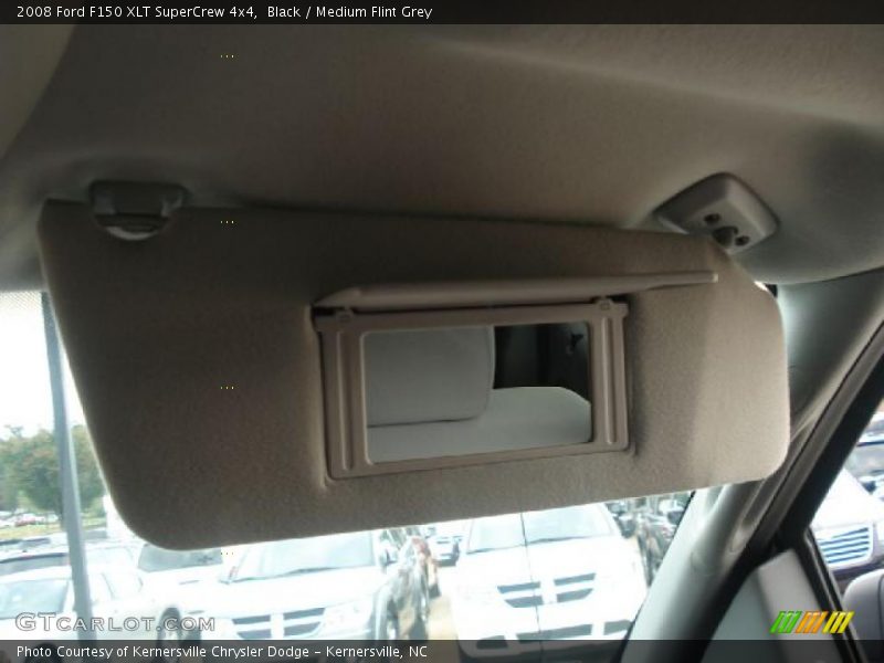Black / Medium Flint Grey 2008 Ford F150 XLT SuperCrew 4x4
