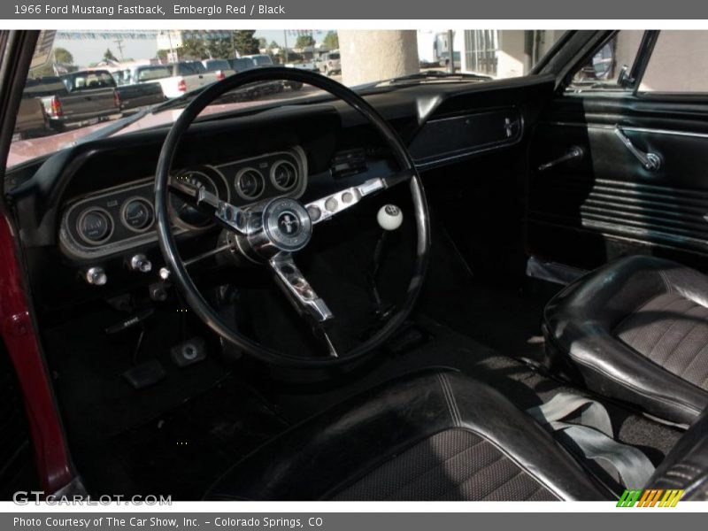  1966 Mustang Fastback Black Interior