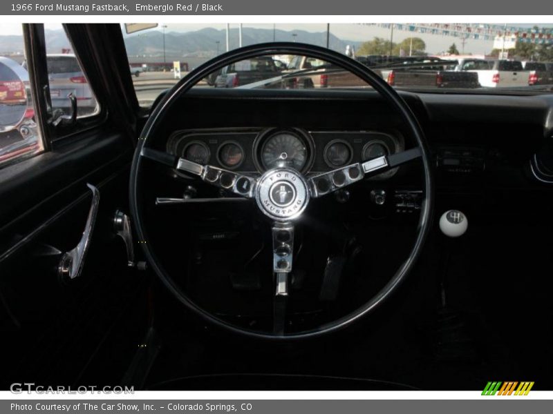  1966 Mustang Fastback Black Interior