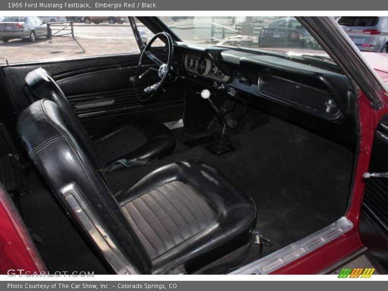  1966 Mustang Fastback Black Interior