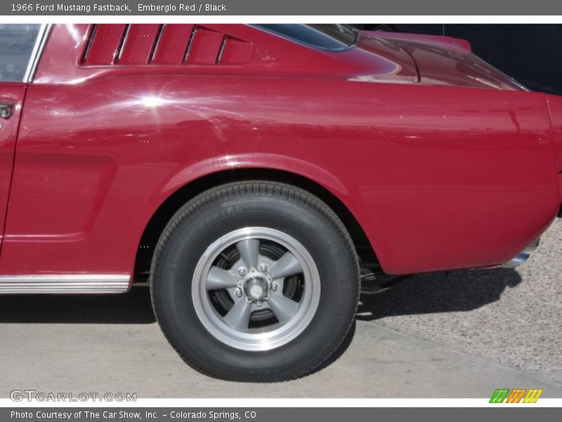 Emberglo Red / Black 1966 Ford Mustang Fastback