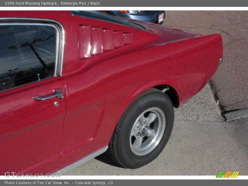 Emberglo Red / Black 1966 Ford Mustang Fastback