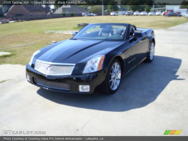 Black Raven / Ebony 2008 Cadillac XLR -V Series Roadster
